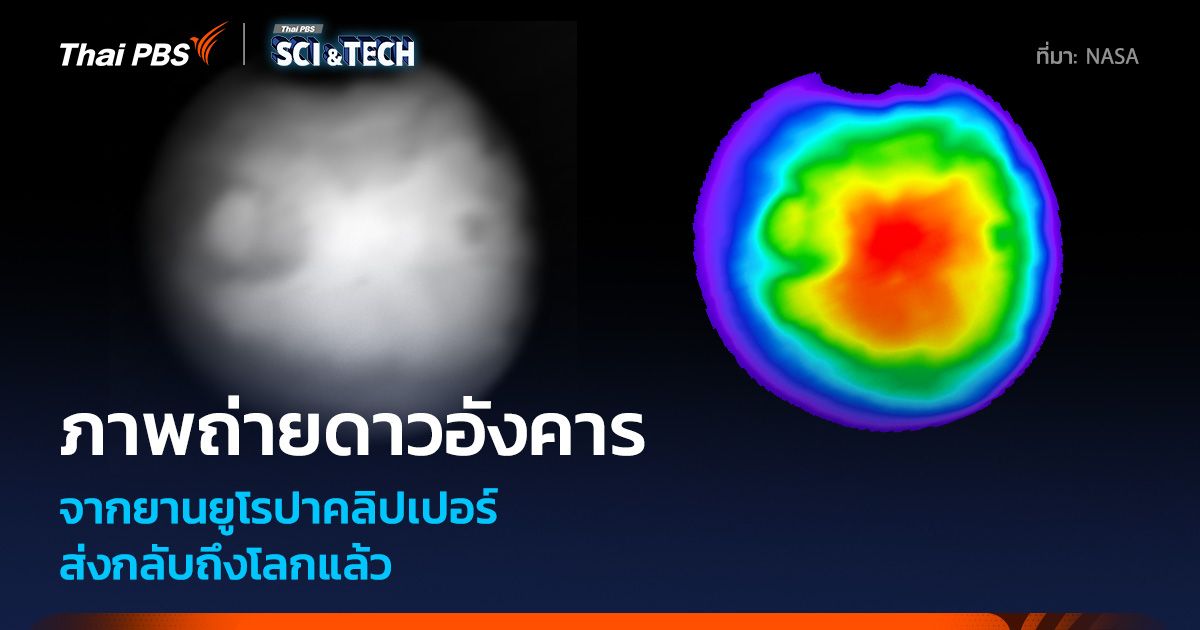 ภาพถ่าย “ดาวอังคาร” จากยานยูโรปาคลิปเปอร์