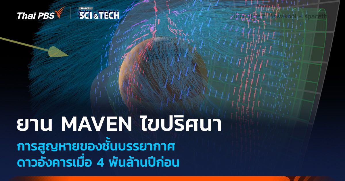 ยาน MAVEN กับการไขปริศนาการสูญเสียชั้นบรรยากาศของดาวอังคาร