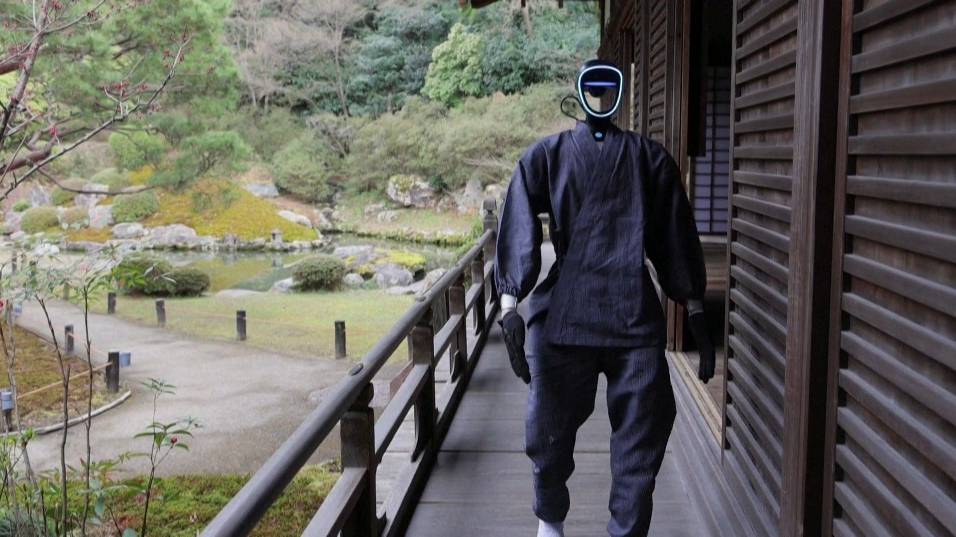 Buddharoid หุ่นยนต์พระ AI จากญี่ปุ่น (ภาพ: Kyoto University/Terraverse Inc./XNOVA Inc./AFP)