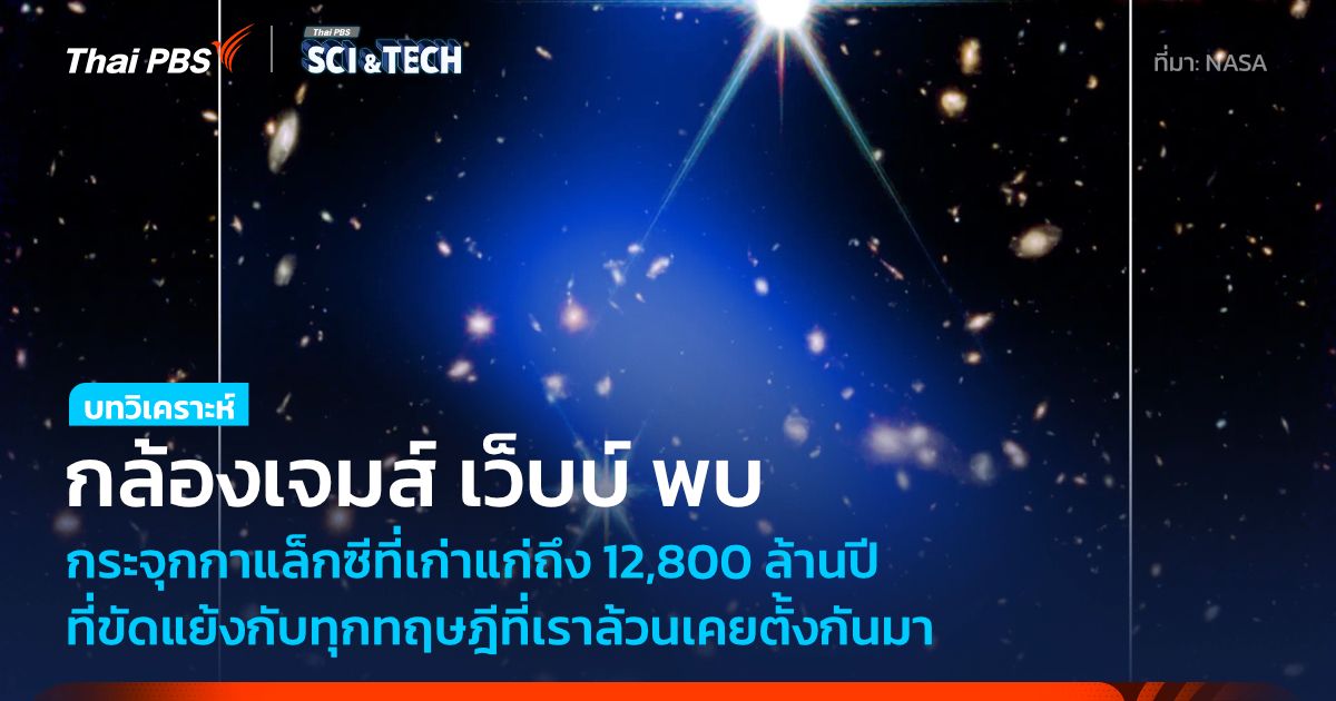 NASA พบโครงสร้างกระจุกกาแล็กซีเก่าแก่ที่สุดในจักรวาล