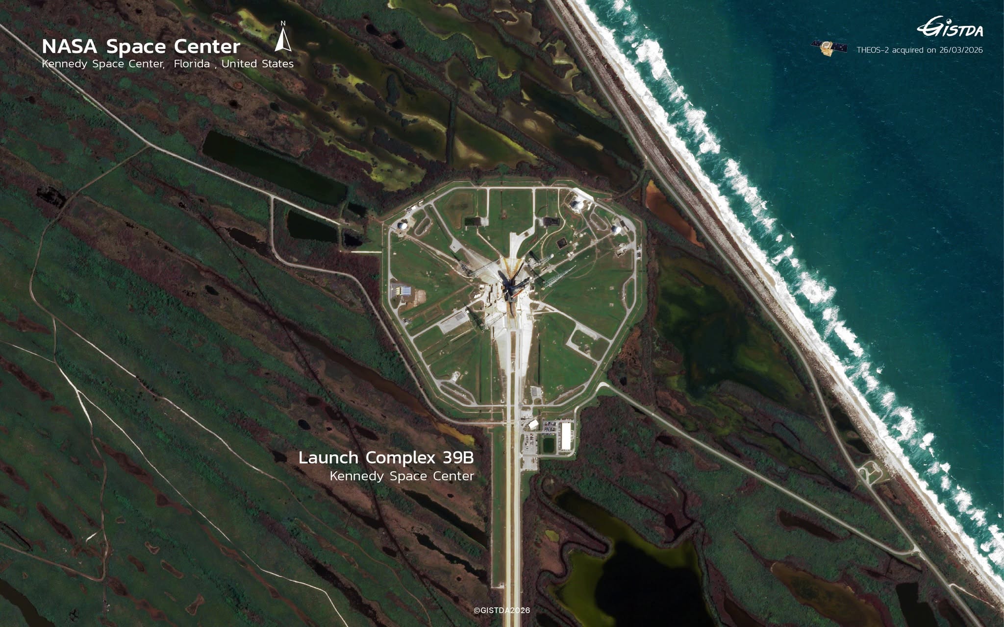 ท่าอวกาศยานของ NASA ในรัฐฟลอริดา สหรัฐฯ