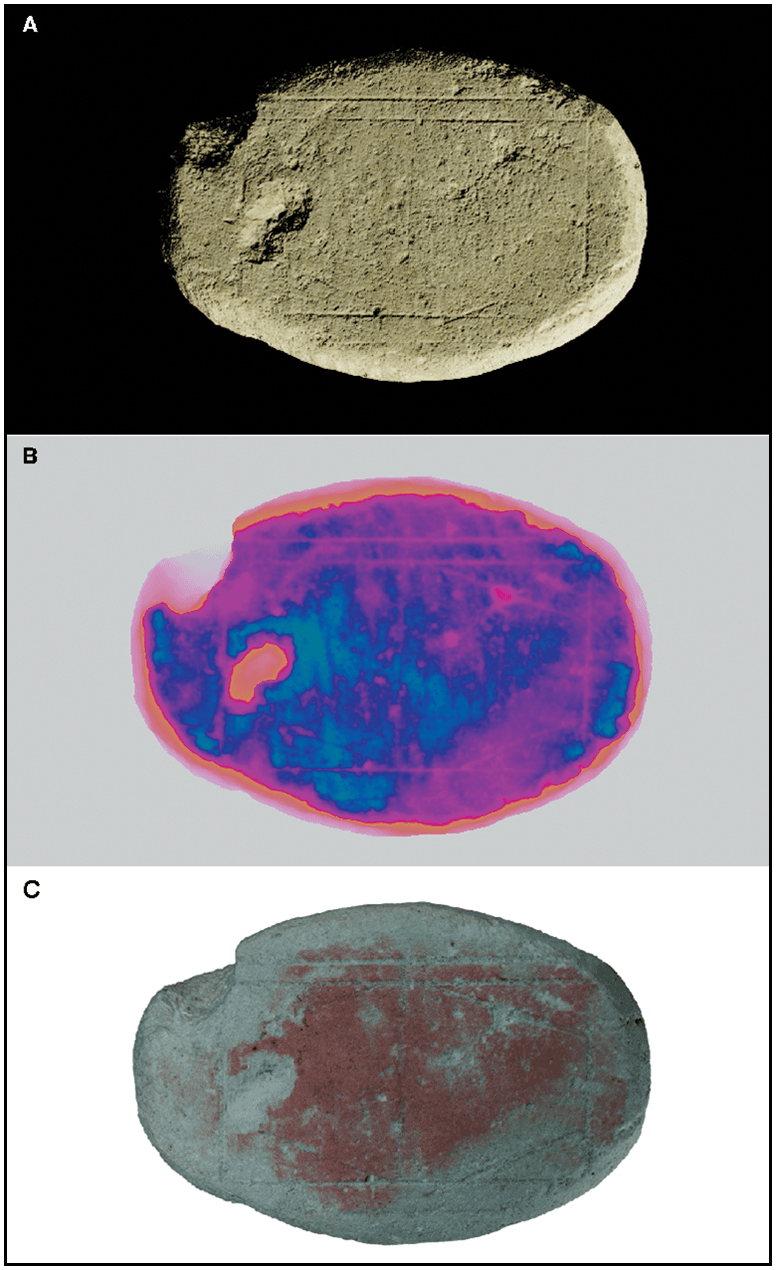 การใช้เทคนิคการถ่ายภาพเพื่อหาร่องรอยสึกหรอของแผ่นหิน - ที่มาภาพ : Cambridge