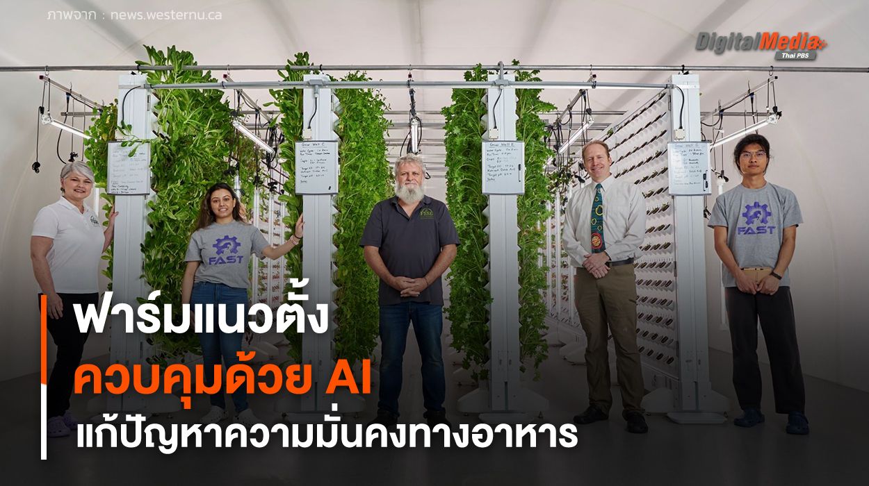 ฟาร์มแนวตั้งปลูกเบอร์รี ควบคุมด้วย AI แก้ปัญหาความมั่นคงทางอาหาร