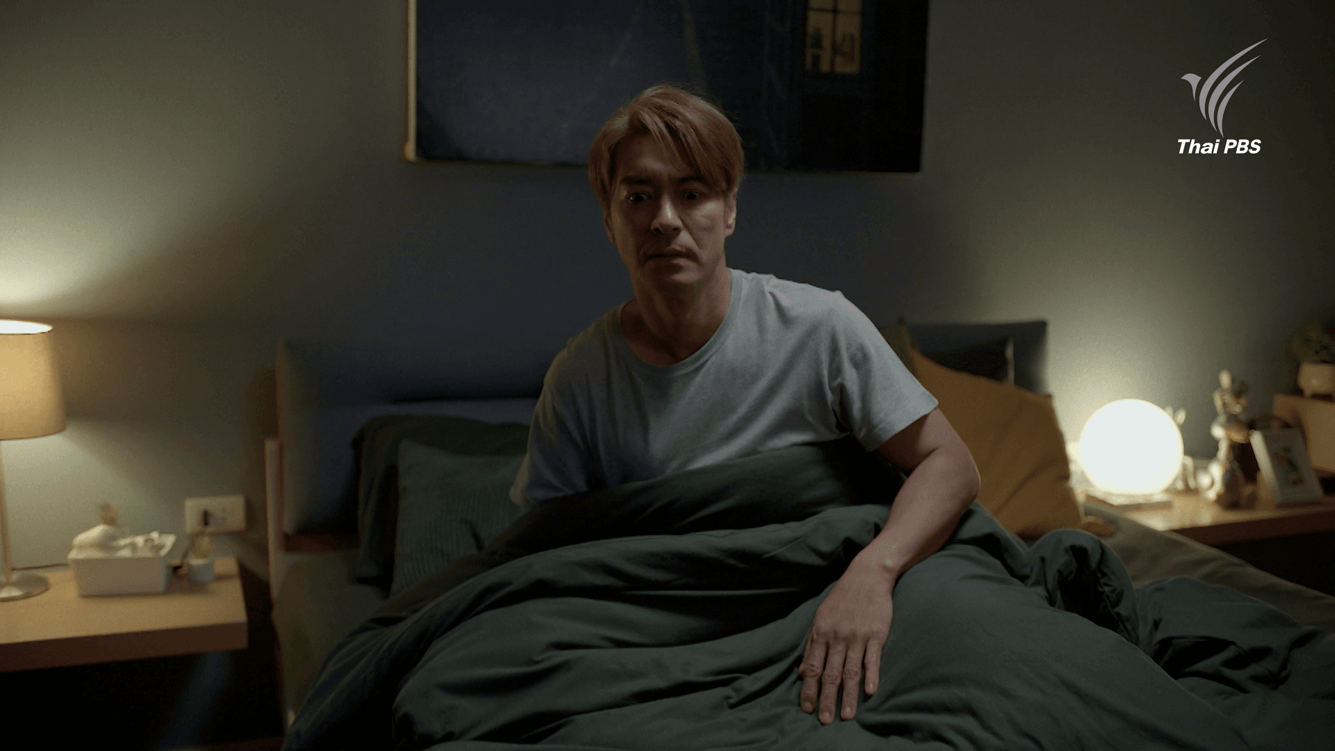 อาการนอนไม่หลับเกิดได้ง่ายขึ้น เมื่ออายุมากขึ้น (ภาพประกอบจากละคร คืนนี้ผมนอนไม่หลับ)